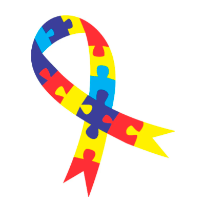 “Símbolo do Autismo - quando estiver presente, o lugar é preferencial para autistas."